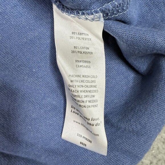 Life Is Good Shirt Mens XXL 2XL Blue Mack Trucks Thank A Trucker Crusher Tee NW - Picture 11 of 11